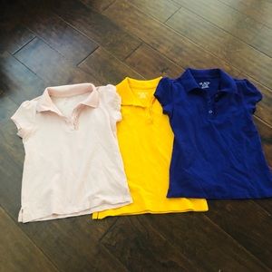 The Childrens Place size 5-6 polo shirts